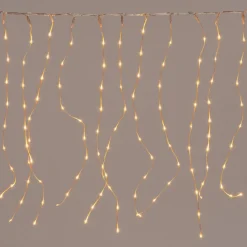 Outlet Lichtervorhang mit 1000 LEDs extra warm 500 x 50 cm Lichtervorhänge