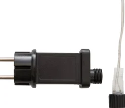 Discount Lichtkaskade Jute LED 8 x 2 m klassisch warm Lichtkaskaden