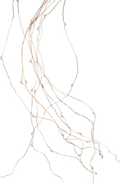 Hot Lichtkaskade mit 100 LEDs gold Trafo 10 x 1 m Lichtkaskaden