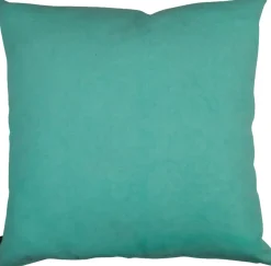 Best Linen & More Lexi Dekokissen Faultier / Blumen türkis 45 x 45 x 10 cm Kissen|Dekokissen