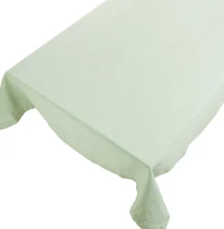 Discount Linen & More Tischdecke Indi grün 250 x 140 cm Tischwäsche|Tischdecken