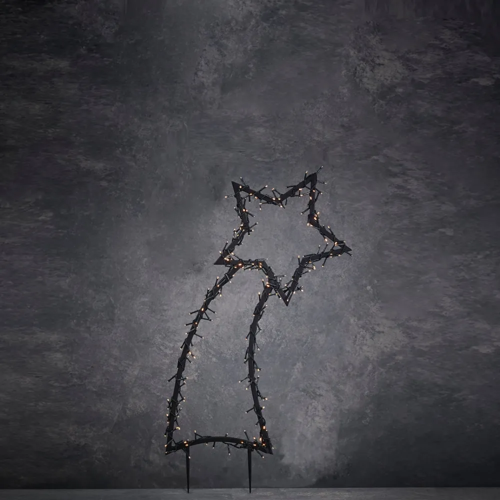 Clearance Luca Lighting Gartenstecker Stern beleuchtet 35 x 1 x 77 cm mit 175 LED LEDs warmweiß Weihnachtsfiguren (Außen)