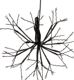 Hot Luca Lighting Hängelampe Lichtkaskade Dandelion mit 120 LEDs warmweiß D 45 H 32 cm Weihnachtsfiguren (Außen)