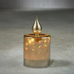 Best Luca Lighting LED Kerze schwarz D 8 H 14,5 cm Led Kerzen