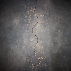 Discount Luca Lighting Weihnachtsbeleuchtung Zweig 150 cm braun mit 180 LEDs weiß Weihnachtsfiguren (Außen)|Motiv-Lichterketten