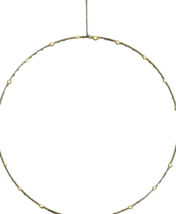 Hot Luca Lighting Weihnachtsdeko Bodhi Ring mit Beleuchtung D 50 H 0,5 cm Weihnachtsdeko Zum Aufhängen