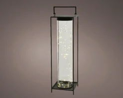 Online Lumineo Laterne schwarz 18 x 18 x 58 cm Weihnachtsleuchten