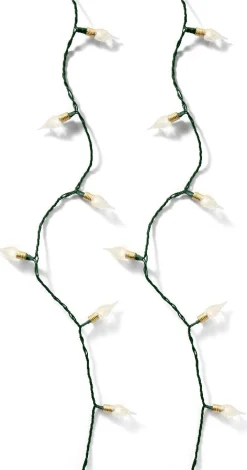 Clearance Lumineo LED Lichterkette Hidde mit 120 LEDs warmweiß 11,9 m Weihnachtsbaumbeleuchtung