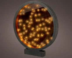 Online Lumineo Tischleuchte Ruben schwarz 35 x 4,2 x 38,5 cm Weihnachtsleuchten