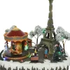 Lumineo Weihnachtsdorf Panorama Paris 29 x 24 x 30 cm Weihnachtshäuschen
