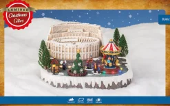 Discount Lumineo Weihnachtsdorf Panorama Rom 31 x 29 x 18 cm Weihnachtshäuschen