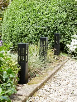 Outlet Luxform Lighting Solar-Leuchte Florida mit Erdspieß 7 x 7 x 49 cm Solar Gartenleuchten|Gartenlaternen & -Stehleuchten