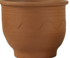 Outlet Mega Collections Blumentopf Sparta Alpha terrakotta D 26 H 22,5 cm Blumentöpfe|Blumentöpfe & Pflanzgefäße