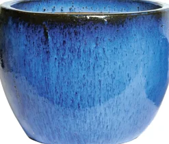 Sale Mega Collections Blumentopf Debora blau D 30 H 26 cm Blumentöpfe|Blumentöpfe & Pflanzgefäße