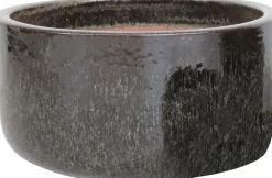 Outlet Mega Collections Pflanzschale Bowl braun D 21 H 10 cm Blumentöpfe|Blumentöpfe & Pflanzgefäße