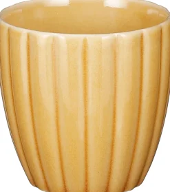 Hot Mica Decorations Becher gelb Pesca D 8,5 H 8 cm Geschirr & Gläser