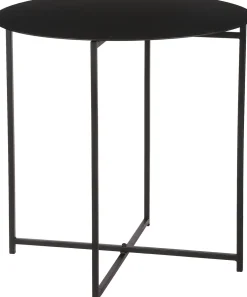 Discount Mica Decorations Beistelltisch Mikki schwarz D 45 H 45 cm Beistelltische|Beistelltische