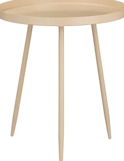 Sale Mica Decorations Beistelltisch Flores beige D 40 H 43,5 cm Beistelltische|Beistelltische