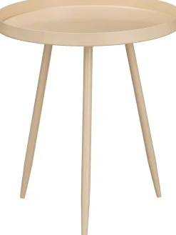 New Mica Decorations Beistelltisch Flores beige D 34 H 37,5 cm Beistelltische|Beistelltische