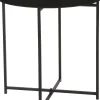 Outlet Mica Decorations Beistelltisch Mikki schwarz D 40 H 40 cm Beistelltische|Beistelltische