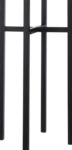 Outlet Mica Decorations Blumentopf-Ständer Ascot schwarz 37,5 x 37,5 x 71 cm Blumenständer