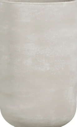 Discount Mica Decorations Blumentopf Chess hellgrau D 27 H 40 cm Blumentöpfe|Blumentöpfe & Pflanzgefäße