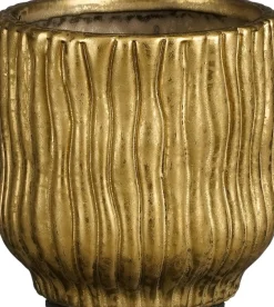 Online Mica Decorations Blumentopf Ponta gold D 11,5 H 12 cm Blumentöpfe & Pflanzgefäße|Blumentöpfe