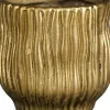 Discount Mica Decorations Blumentopf Ponta gold D 9,5 H 10 cm Blumentöpfe|Blumentöpfe & Pflanzgefäße