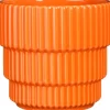 Online Mica Decorations Blumentopf Cella orange D 14 H 13 cm Blumentöpfe & Pflanzgefäße|Blumentöpfe