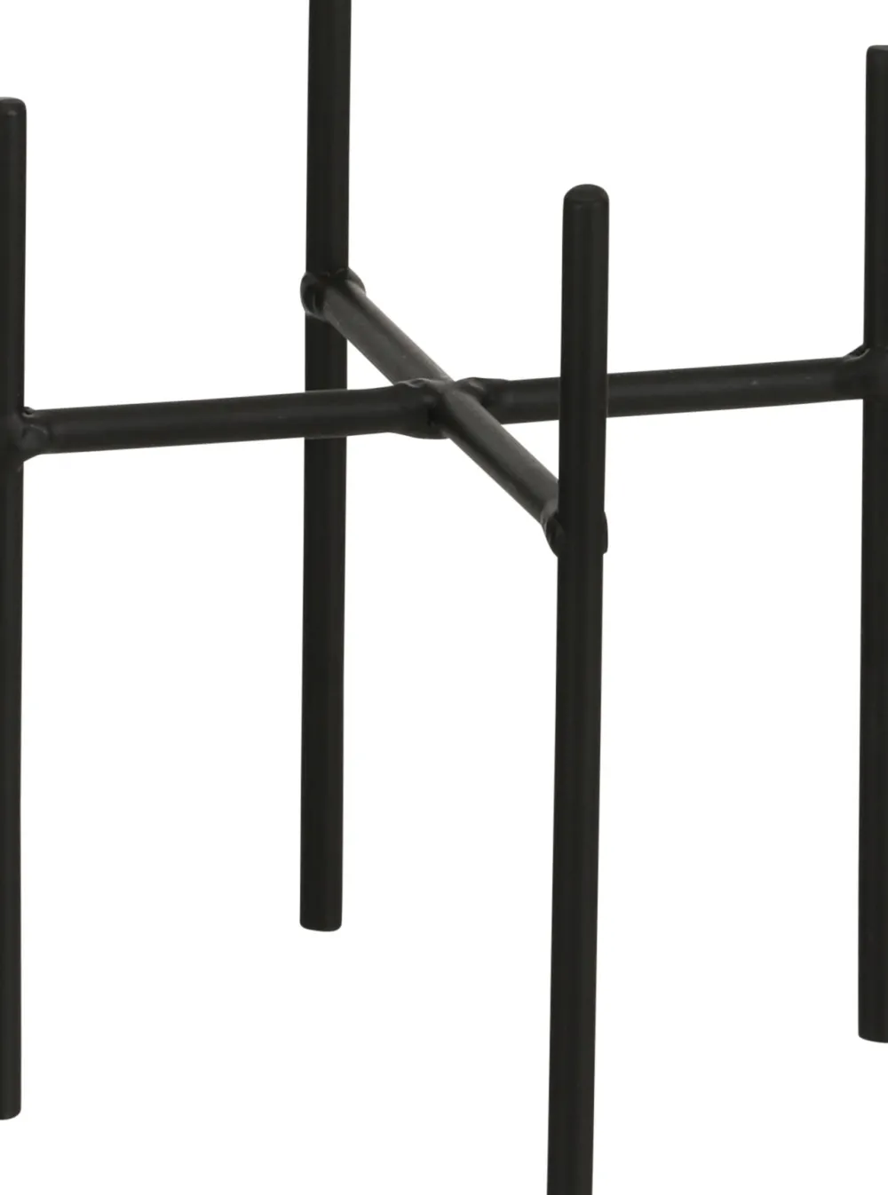 Clearance Mica Decorations Blumentopf-Ständer Ascot schwarz D 11,5 cm H 12,5 cm Blumenständer