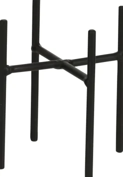 Online Mica Decorations Blumentopf-Ständer Ascot schwarz D 8,5 cm H 9,5 cm Blumenständer