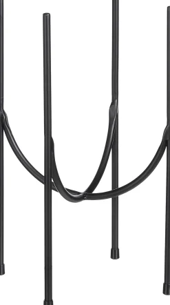 Online Mica Decorations Blumentopf-Ständer Kimo schwarz D 21,5 H 32 cm Blumenständer