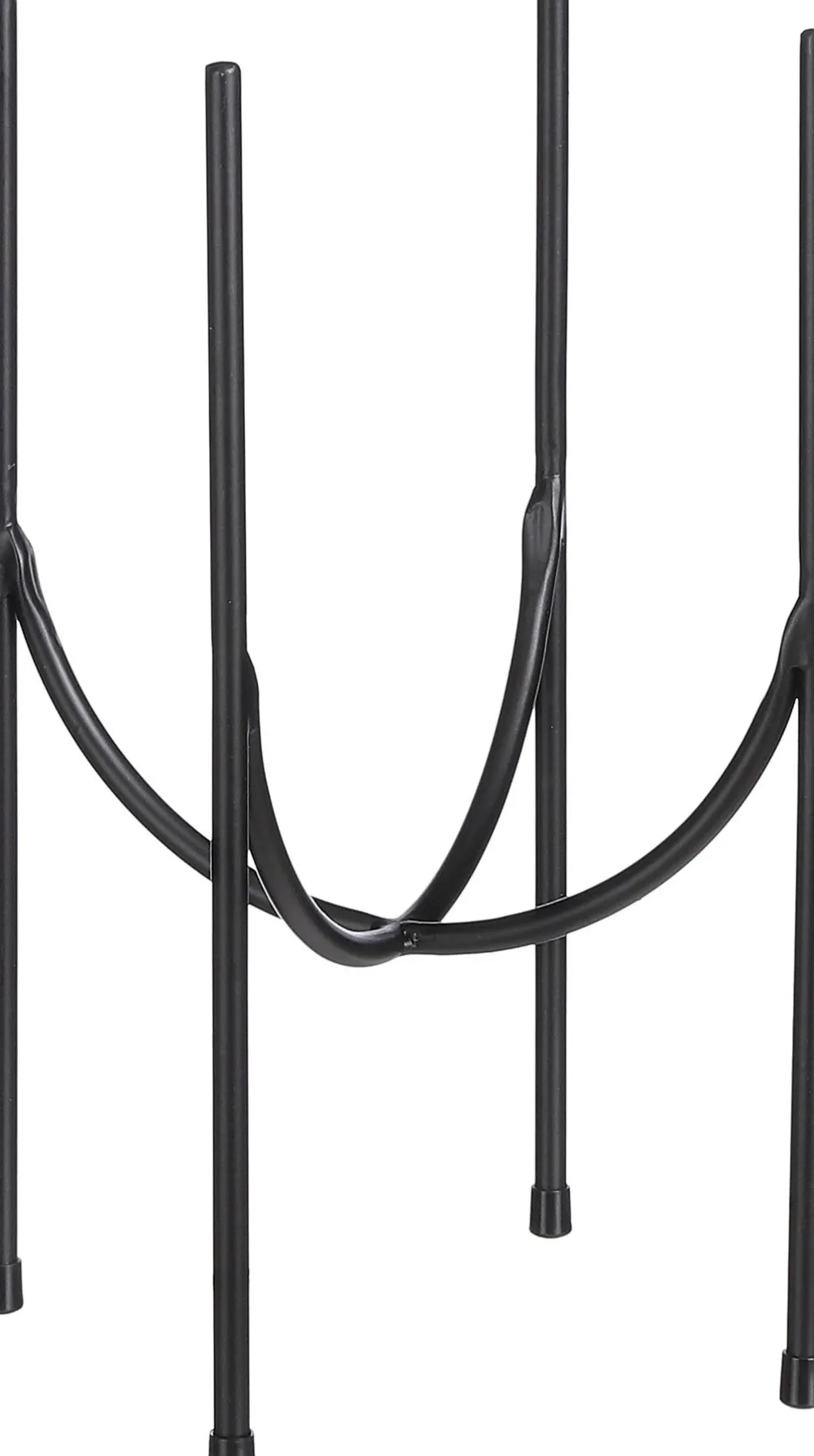 Online Mica Decorations Blumentopf-Ständer Kimo schwarz D 21,5 H 32 cm Blumenständer