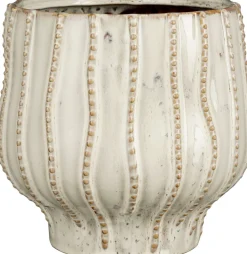 Online Mica Decorations Blumentopf Cathy weiß D 22 H 22 cm Blumentöpfe|Blumentöpfe & Pflanzgefäße