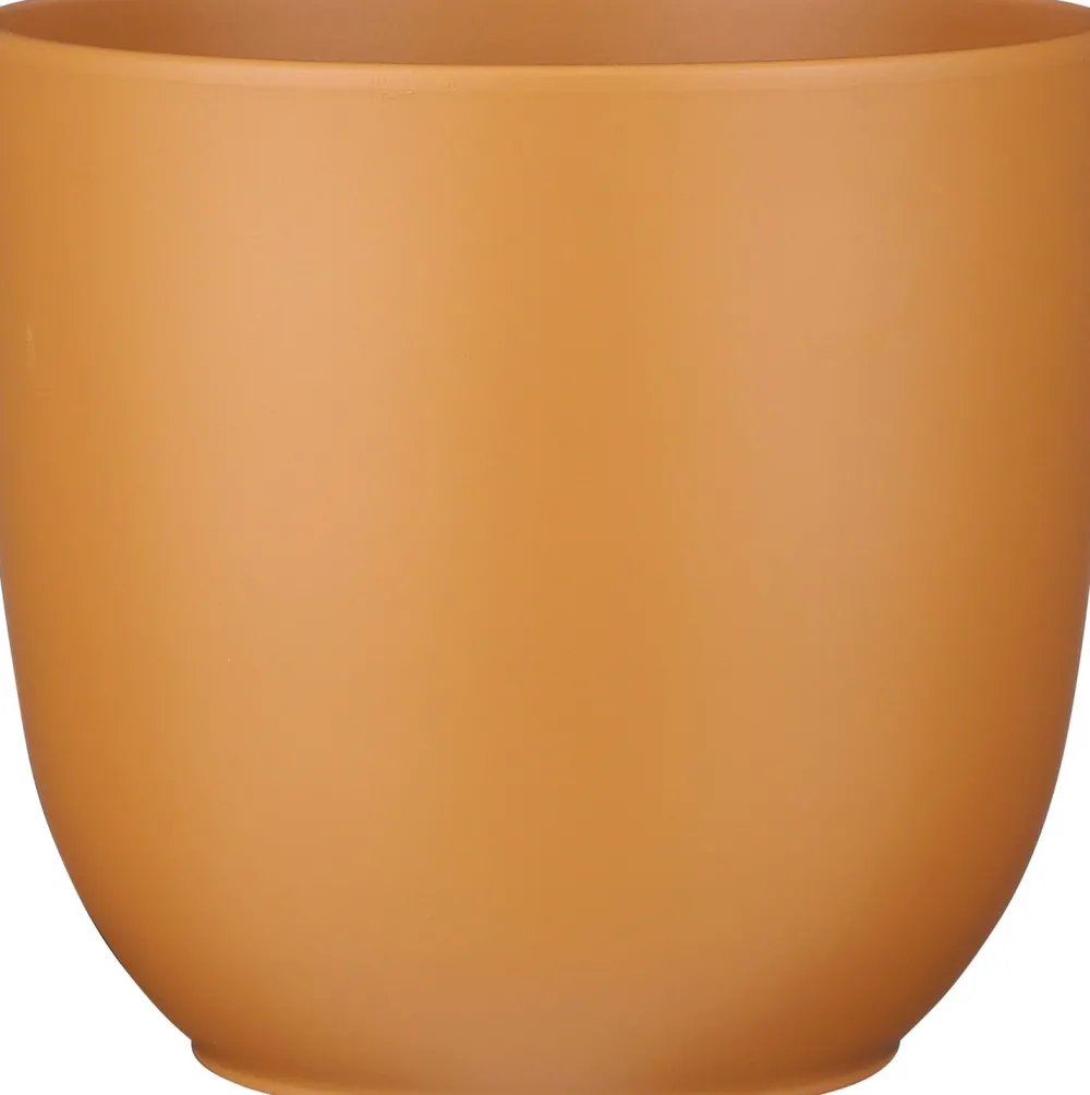 Discount Mica Decorations Blumentopf Tusca D 25 H 23 cm braun Blumentöpfe|Blumentöpfe & Pflanzgefäße
