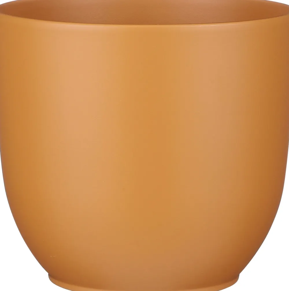 Discount Mica Decorations Blumentopf Tusca D 22,5 H 20 cm braun Blumentöpfe|Blumentöpfe & Pflanzgefäße