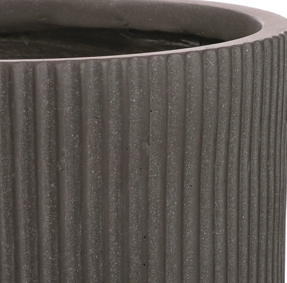 Mica Decorations Blumentopf mit Füßen Nuovo D 30,5 H 46 cm braun Blumentöpfe|Blumentöpfe & Pflanzgefäße