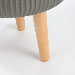 Mica Decorations Blumentopf mit Füßen Nuovo D 30,5 H 46 cm braun Blumentöpfe|Blumentöpfe & Pflanzgefäße