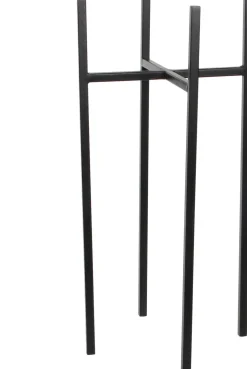 Clearance Mica Decorations Blumentopf-Ständer Ascot 24 x 24 x 55 cm schwarz Blumenständer