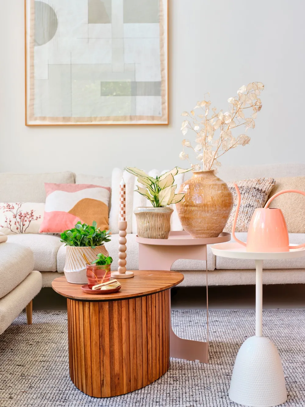 Discount Mica Decorations Blumentopf Catona beige D 16,5 H 14 cm Blumentöpfe & Pflanzgefäße|Blumentöpfe