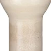 Outlet Mica Decorations Blumentopf mit Fuß Merle D 17 H 32 cm creme Blumentöpfe|Blumentöpfe & Pflanzgefäße