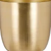Hot Mica Decorations Blumentopf Alano gold D 13 H 12,5 cm Blumentöpfe & Pflanzgefäße|Blumentöpfe