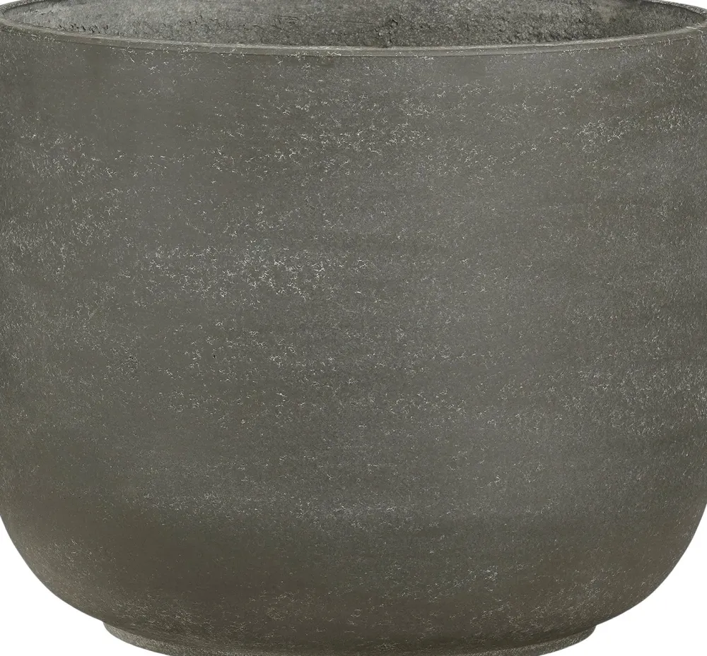 Discount Mica Decorations Blumentopf Chess grau D 37 H 31 cm Blumentöpfe|Blumentöpfe & Pflanzgefäße