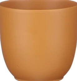 Discount Mica Decorations Blumentopf Tusca D 12 H 11 cm braun Blumentöpfe|Blumentöpfe & Pflanzgefäße