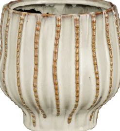 Hot Mica Decorations Blumentopf Cathy weiß D 18 H 17 cm Blumentöpfe & Pflanzgefäße|Blumentöpfe