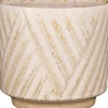 Online Mica Decorations Blumentopf mit Fuß Levi creme D 12 H 10,5 cm Blumentöpfe & Pflanzgefäße|Blumentöpfe