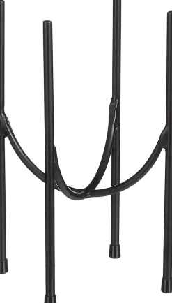 Best Mica Decorations Blumentopf-Ständer Kimo schwarz D 17 H 25 cm Blumenständer