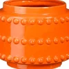 Best Mica Decorations Blumentopf Boaz orange D 22 H 19 cm Blumentöpfe|Blumentöpfe & Pflanzgefäße