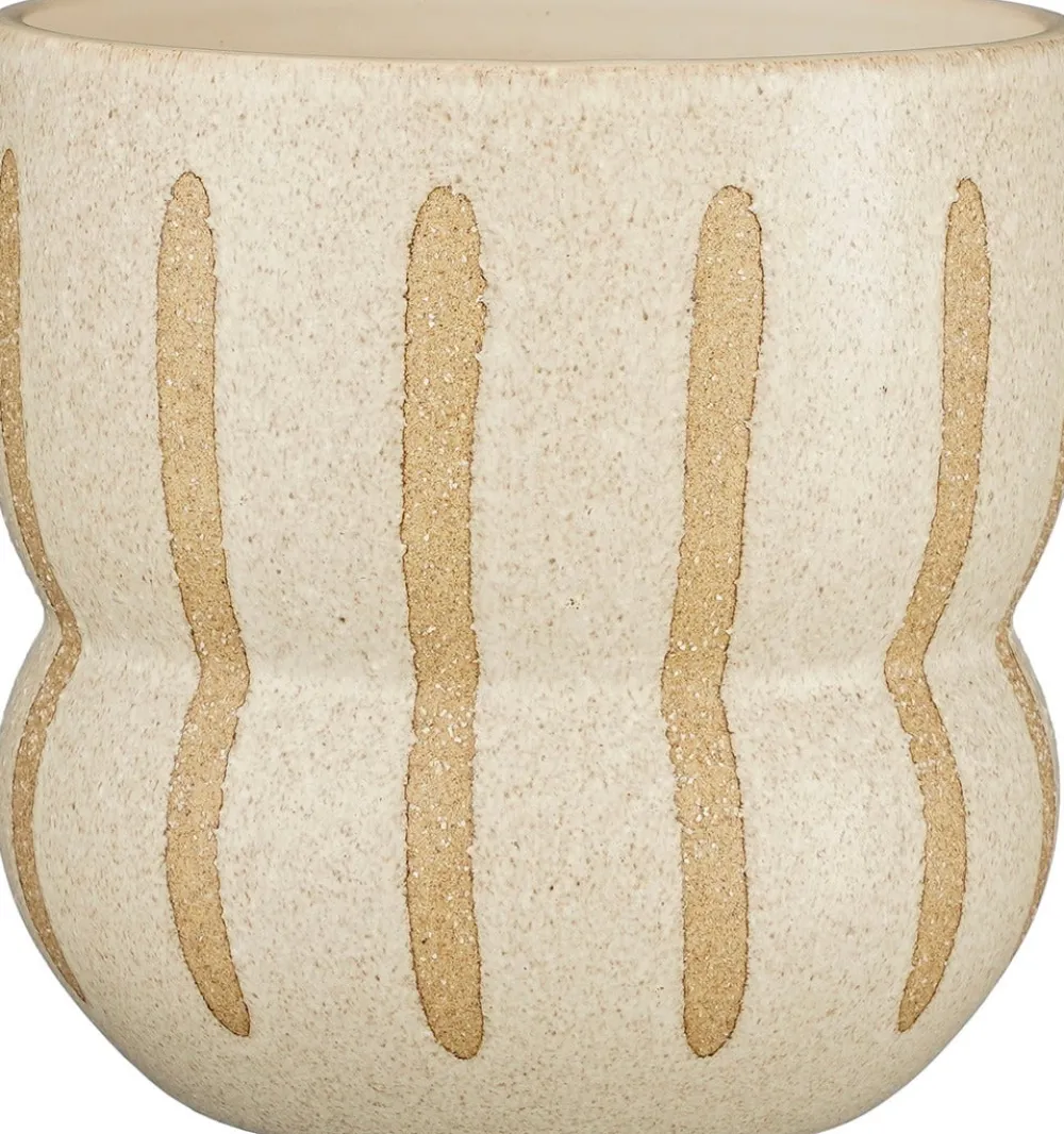 Discount Mica Decorations Blumentopf Ibis crème D 17,5 H 17 cm Blumentöpfe & Pflanzgefäße|Blumentöpfe