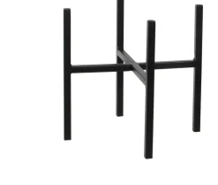 New Mica Decorations Blumentopf-Ständer Ascot 24 x 24 x 25 cm schwarz Blumenständer